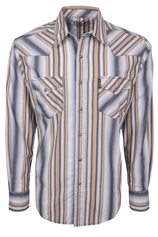 Cinch Mod Stripe Western Snap Shirt