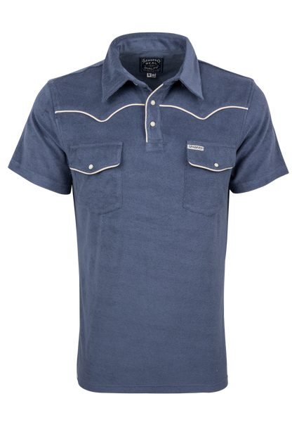Sendero Cantina Terry Polo - Vintage Indigo