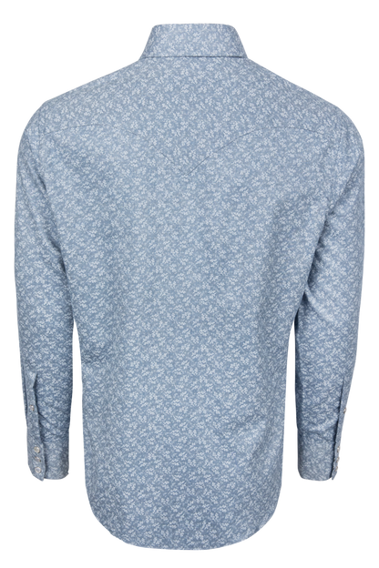 Lyle Lovett For Hamilton Floral Snap Shirt - Blue