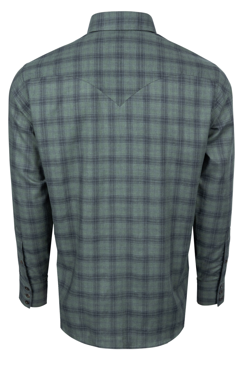 Lyle Lovett For Hamilton Green Plaid Button Down Shirt