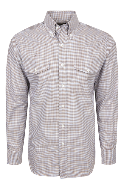 Pinto Ranch YY Collection Button Down Shirt - Brown Check