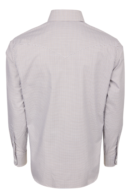 Pinto Ranch YY Collection Button Down Shirt - Brown Check