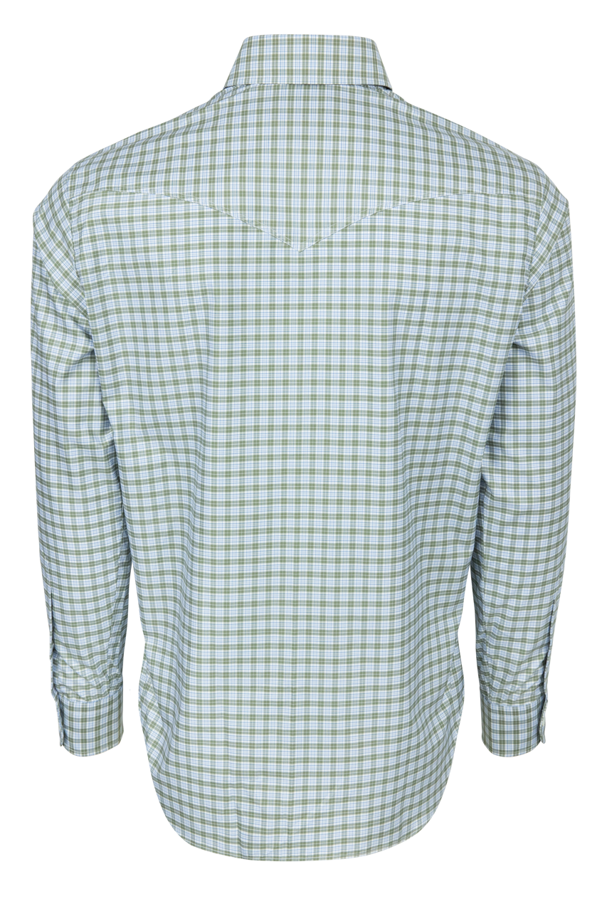 Pinto Ranch YY Collection Button Down Shirt - Sage Check