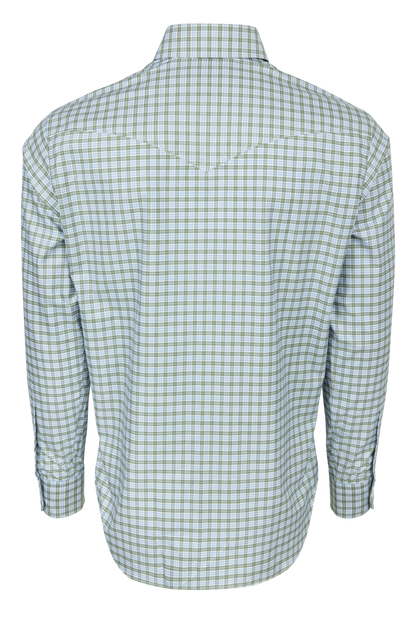 Pinto Ranch YY Collection Button Down Shirt - Sage Check