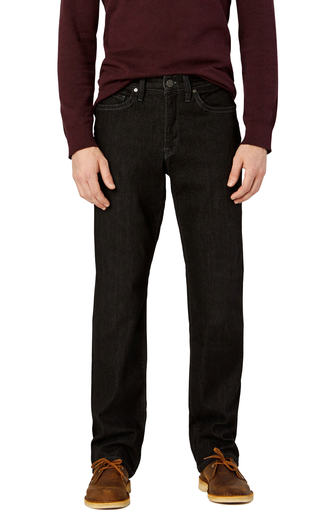 34 Heritage Charisma Relaxed Straight Jeans - Charcoal