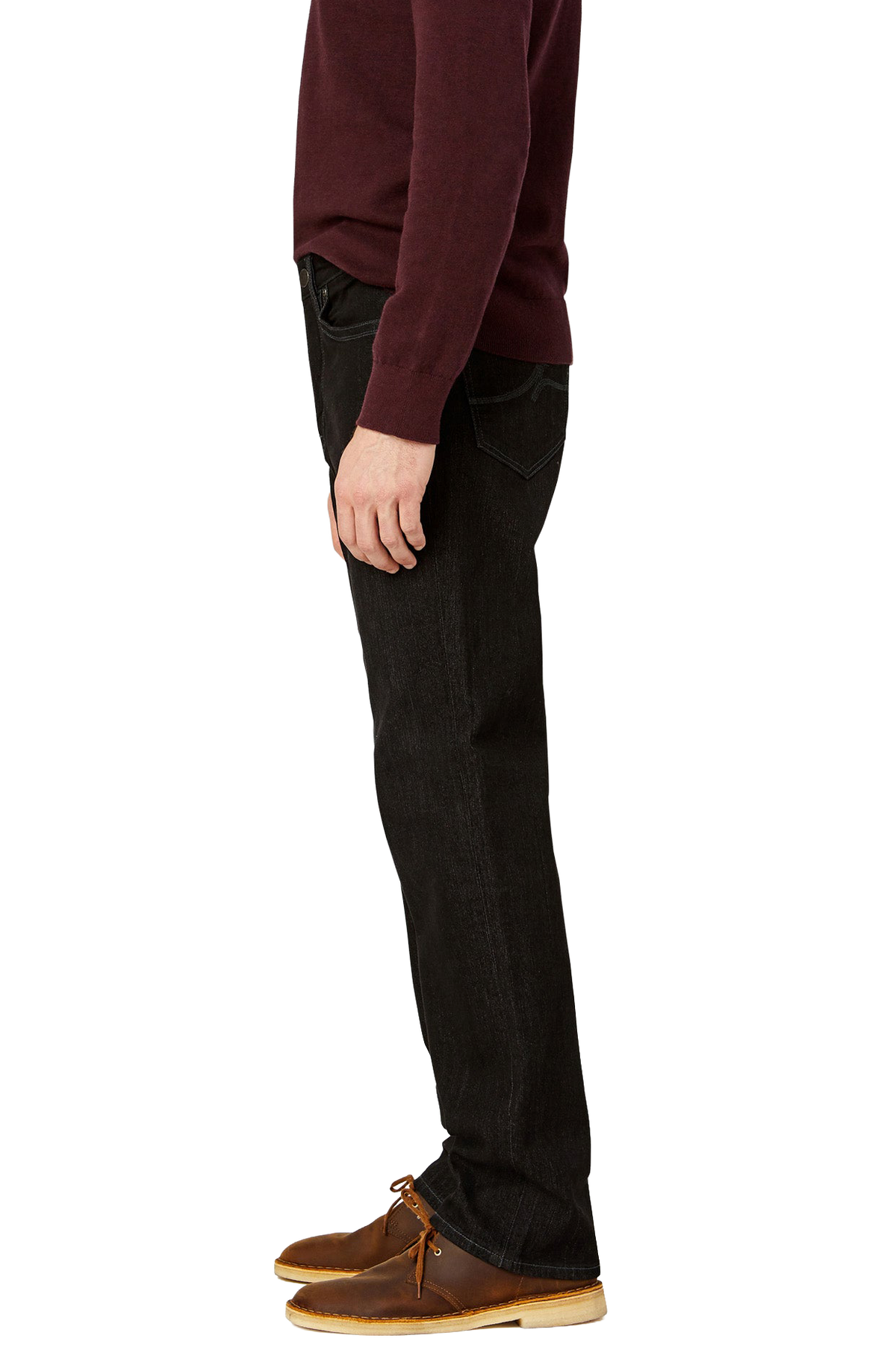34 Heritage Charisma Relaxed Straight Jeans - Charcoal