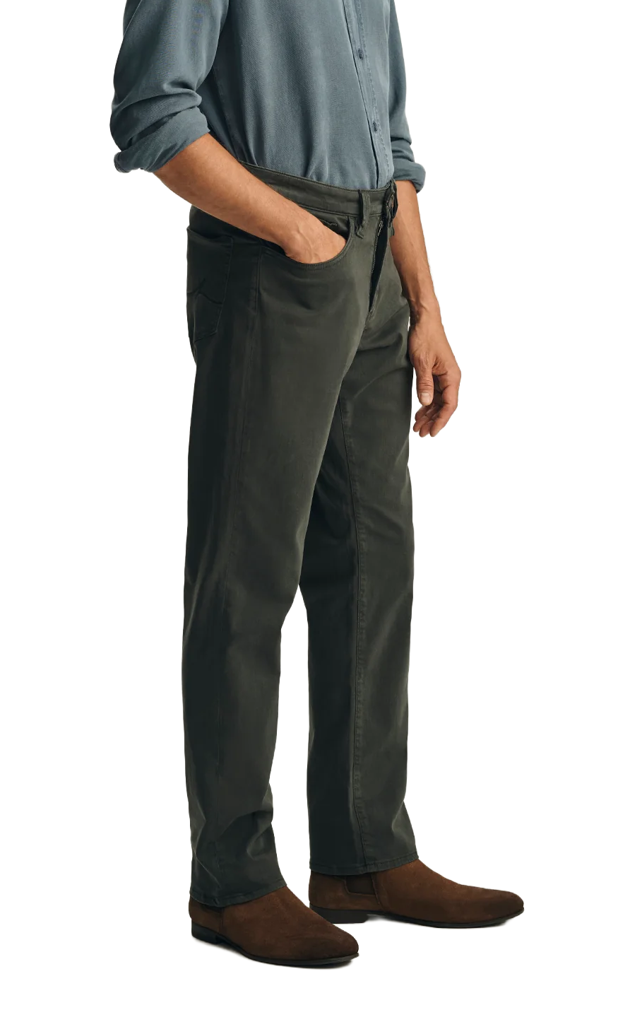 34 Heritage Charisma Relaxed Straight Pants - Deep Teal