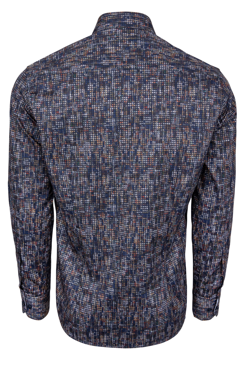 Pinto Ranch Navy Blinking Button-Down Shirt