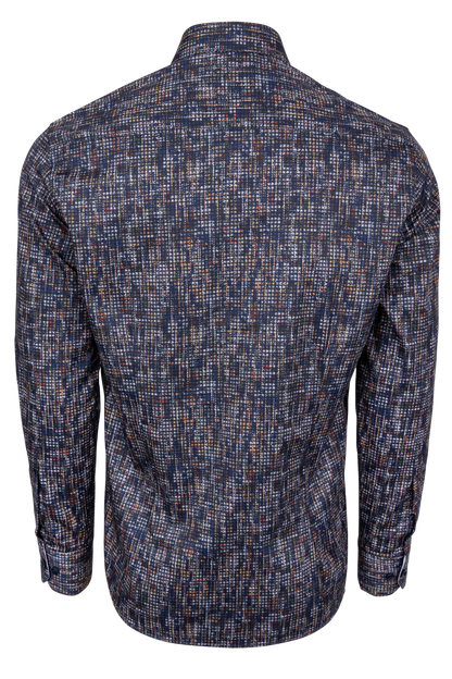 Pinto Ranch Navy Blinking Button-Down Shirt