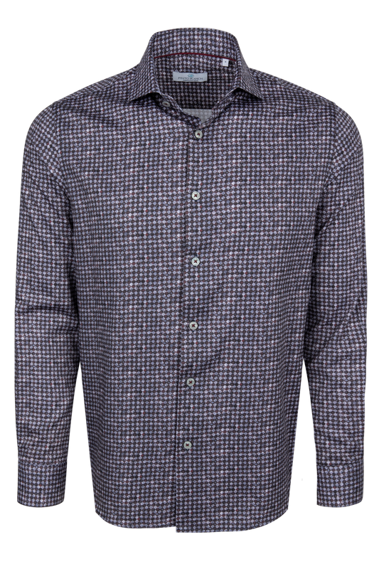 Pinto Ranch Diamond Print Long Sleeve Shirt