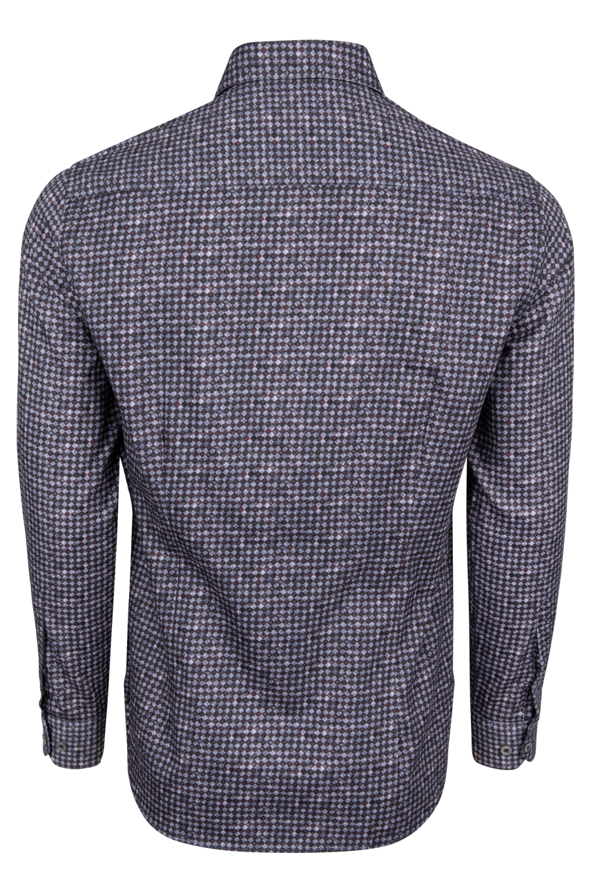 Pinto Ranch Diamond Print Long Sleeve Shirt