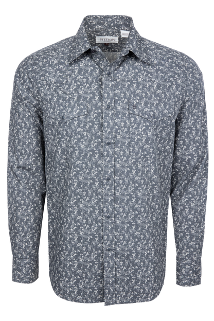 Stetson Men's Vintage Floral Snap Shirt