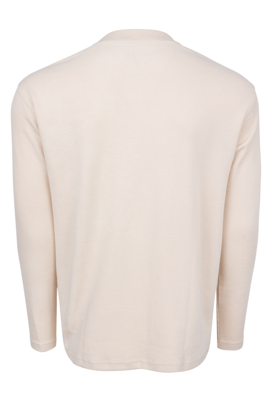 Texas Standard Waffle Henley - Rawhide - alternate view