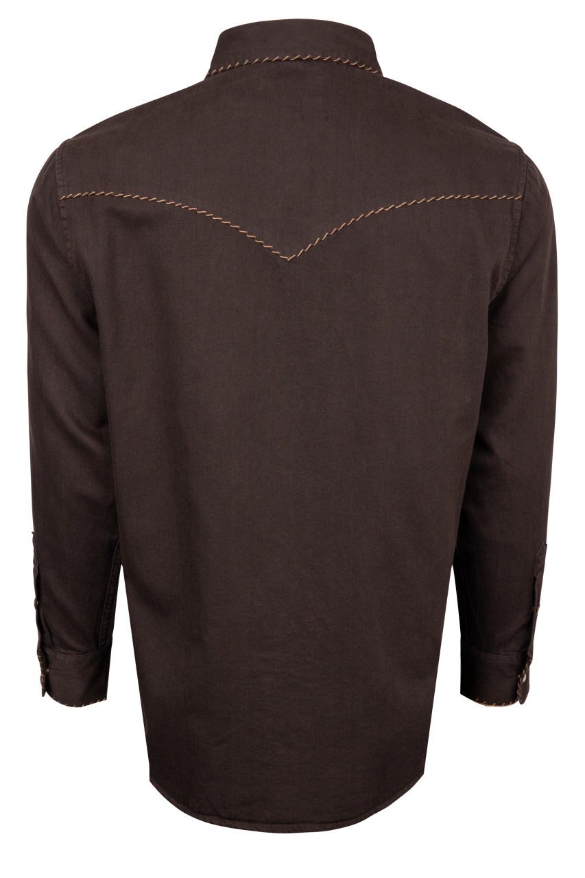 Madison Creek Branson Whipstitch Denim Shirt