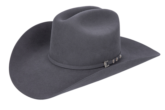 Resistol George Strait 6X Logan Felt Cowboy Hat - Charcoal