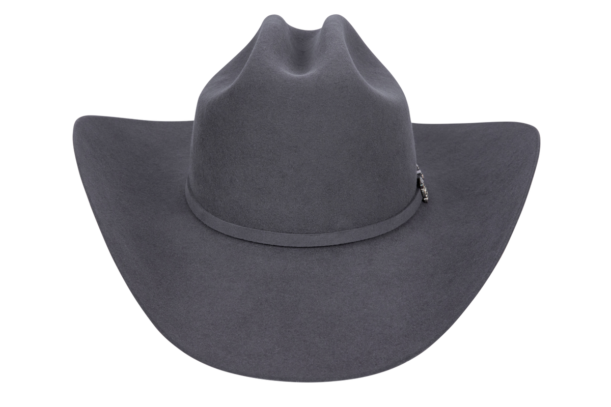 Resistol George Strait 6X Logan Felt Cowboy Hat - Charcoal