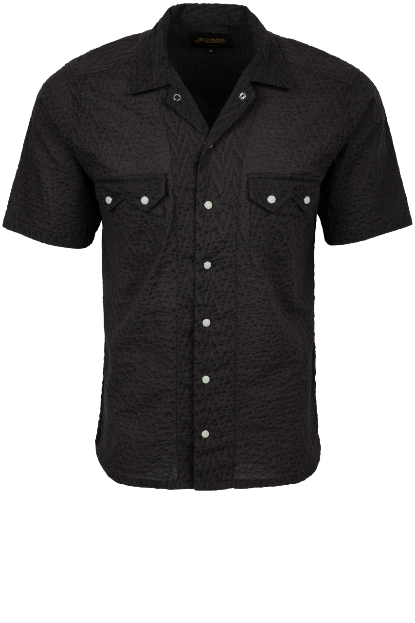 Richter Goods Salado Chevron Seersucker Snap Shirt