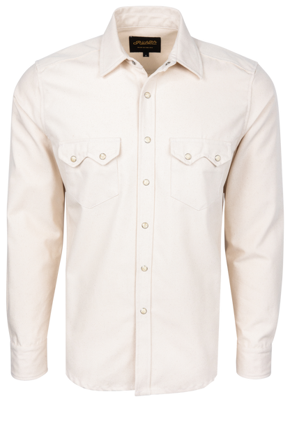 Richter Goods Men's Duck Canvas Western Snap Shirt - Clay