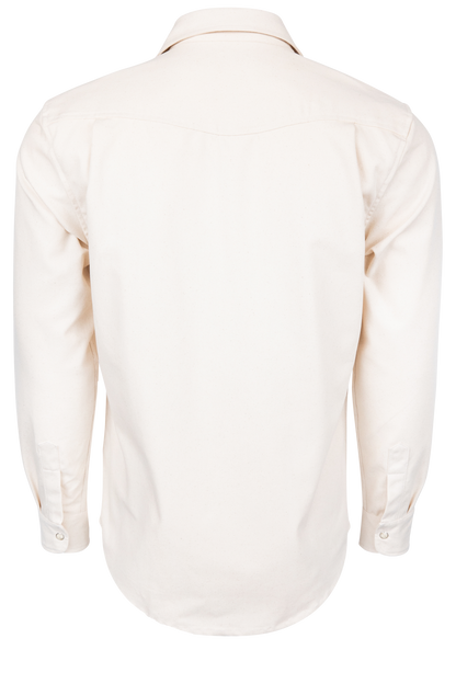 Richter Goods Men's Duck Canvas Western Snap Shirt - Clay-backview