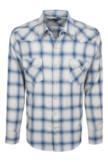 True Grit The Wyatt Plaid Western Snap Shirt