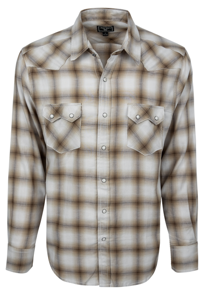 True Grit The Wyatt Plaid Western Snap Shirt