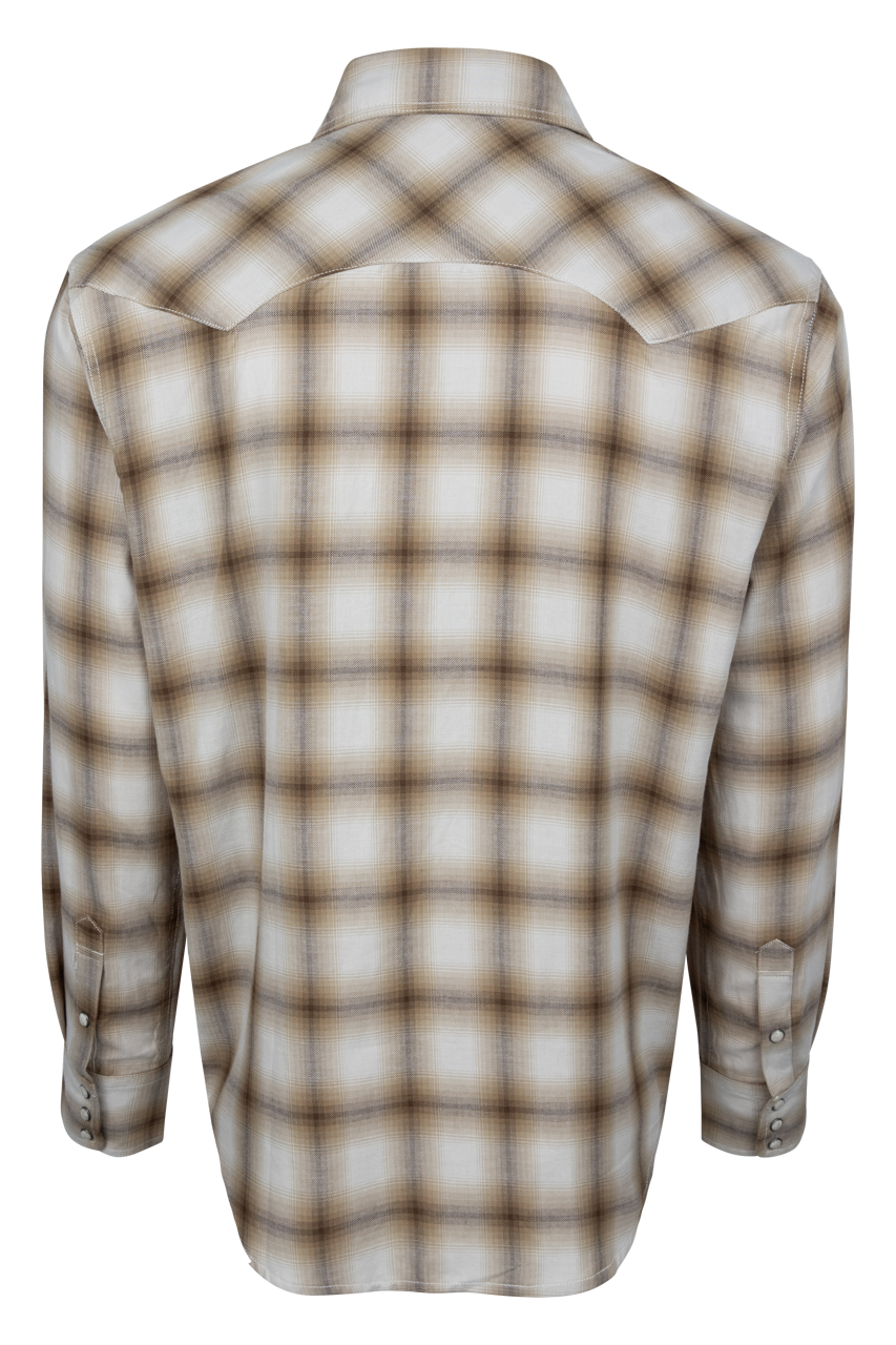 True Grit The Wyatt Plaid Western Snap Shirt
