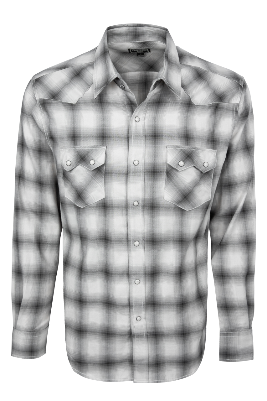 True Grit The Wyatt Plaid Western Snap Shirt