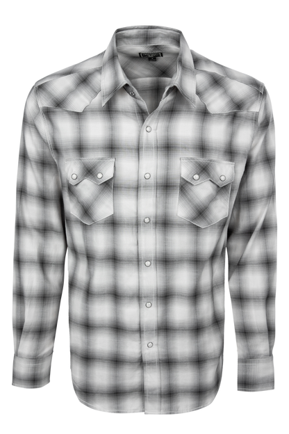 True Grit The Wyatt Plaid Western Snap Shirt