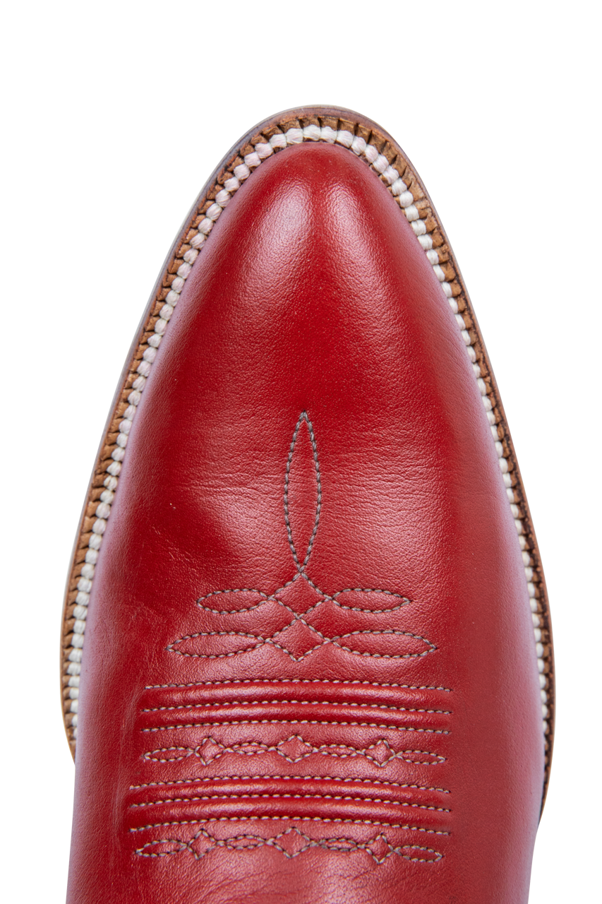 Petite Paloma Claire Bow Cowgirl Boots - Red