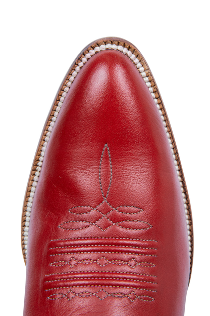 Petite Paloma Claire Bow Cowgirl Boots - Red