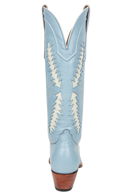 Petite Paloma Finnley Cowgirl Boots - Powder Blue
