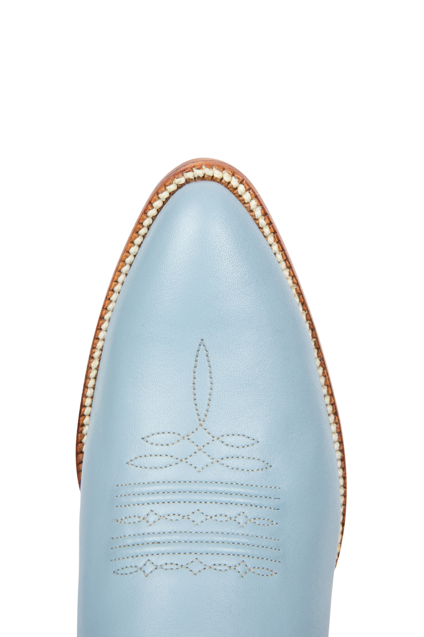 Petite Paloma Finnley Cowgirl Boots - Powder Blue