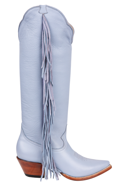Petite Paloma Ava Cowgirl Boot - Periwinkle