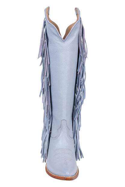 Petite Paloma Ava Cowgirl Boot - Periwinkle
