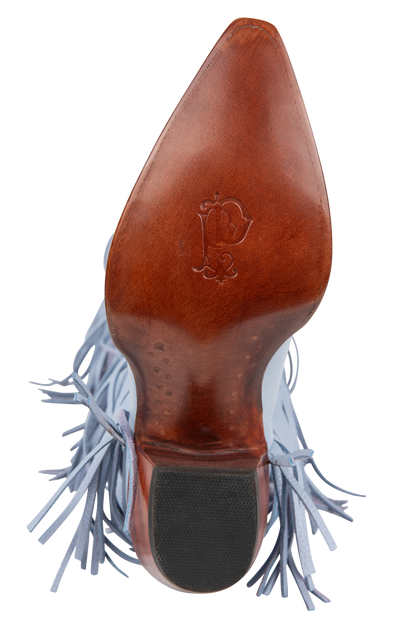 Petite Paloma Ava Cowgirl Boot - Periwinkle