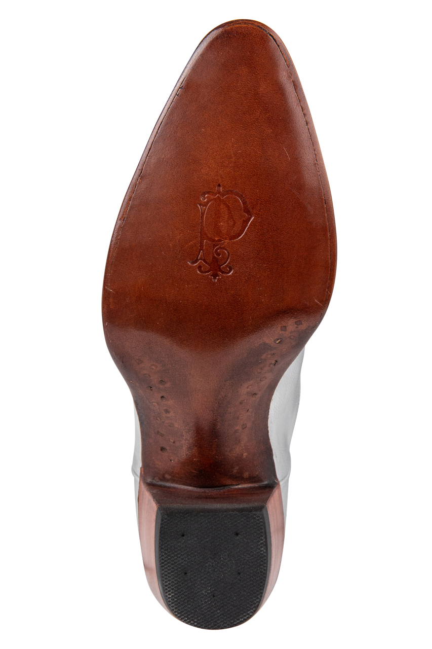 Petite Paloma Shirley Beth Cowgirl Boots - Metallic Silver