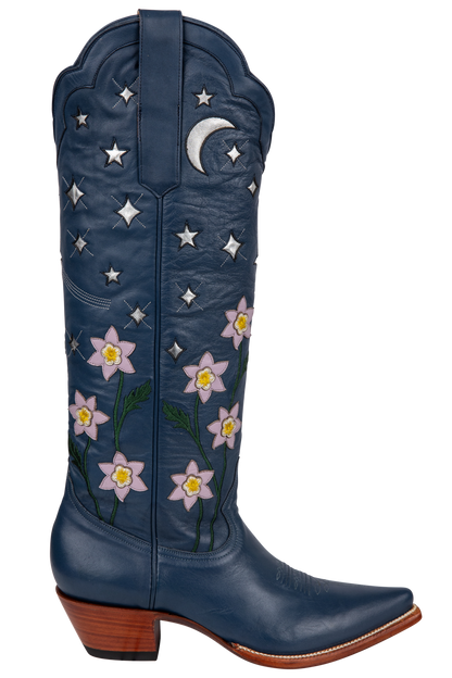 Petite Paloma Stella Night Sky Cowgirl Boots