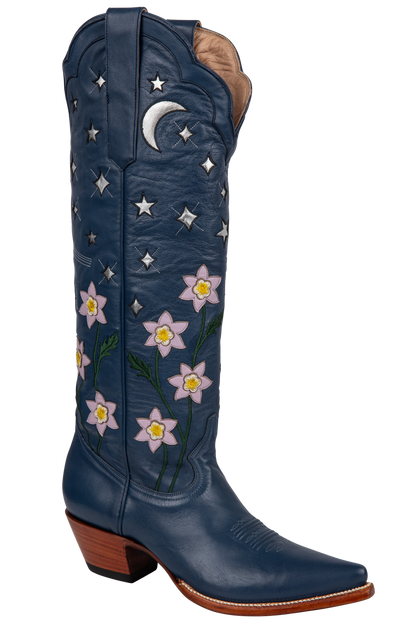 Petite Paloma Stella Night Sky Cowgirl Boots