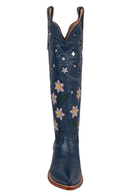 Petite Paloma Stella Night Sky Cowgirl Boots