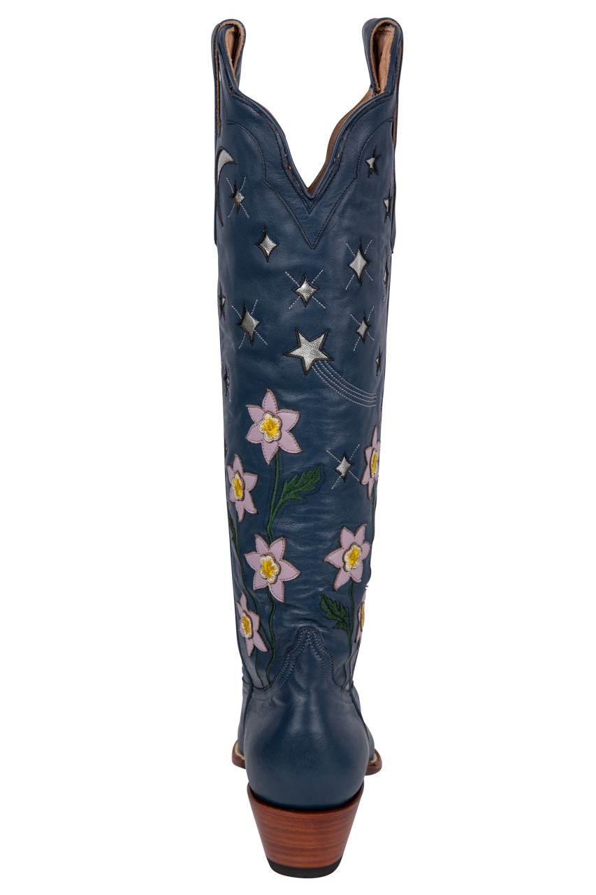 Petite Paloma Stella Night Sky Cowgirl Boots