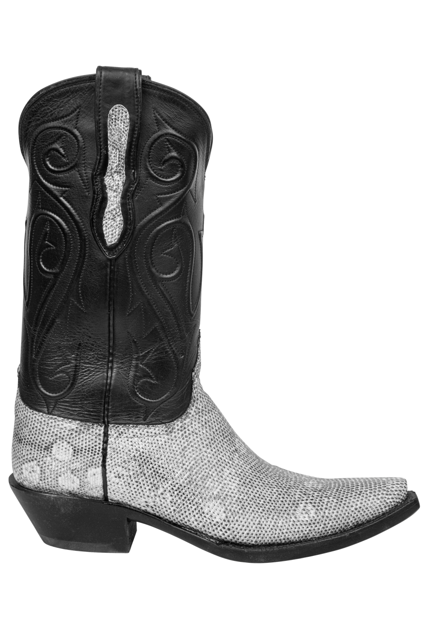Black Jack Natural Ring Lizard Cowboy Boots