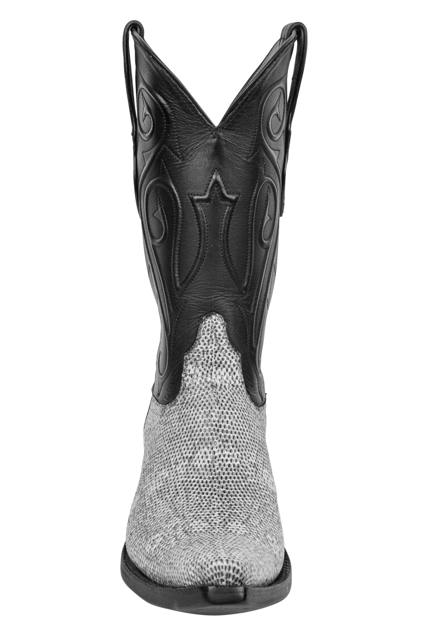 Black Jack Natural Ring Lizard Cowboy Boots