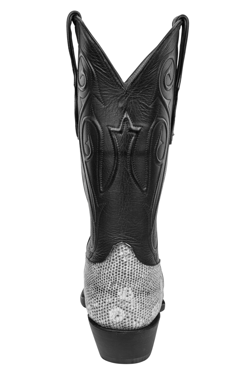 Black Jack Natural Ring Lizard Cowboy Boots
