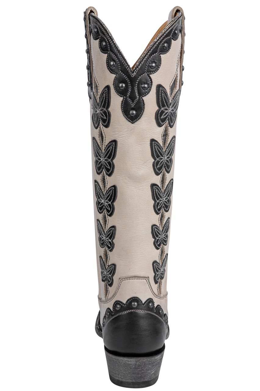 Old Gringo Cream/Black Cressida Cowgirl Boots | Pinto Ranch