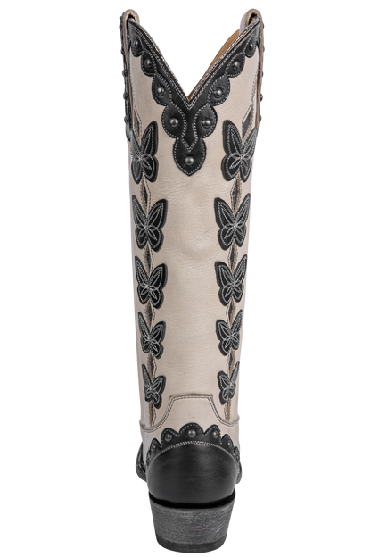 Old Gringo Cressida Cowgirl Boots - Cream/Black