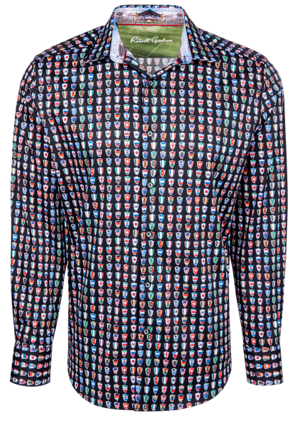 Robert Graham For The Win Button-Front Shirt