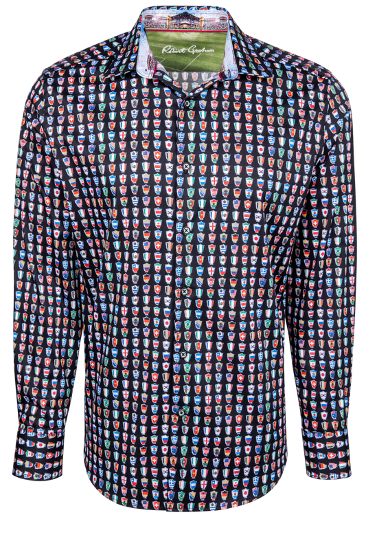 Robert Graham For The Win Button-Front Shirt