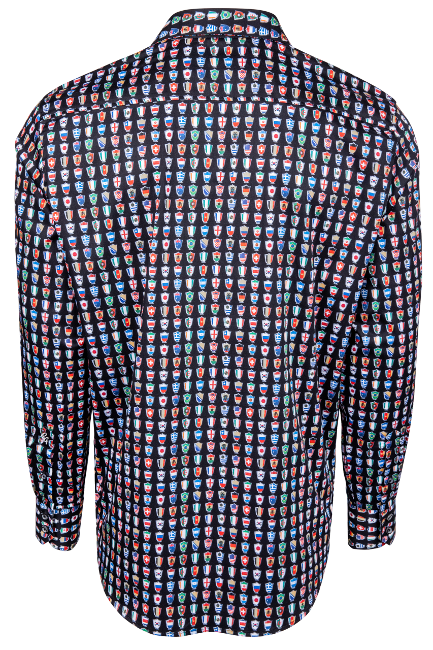 Robert Graham For The Win Button-Front Shirt