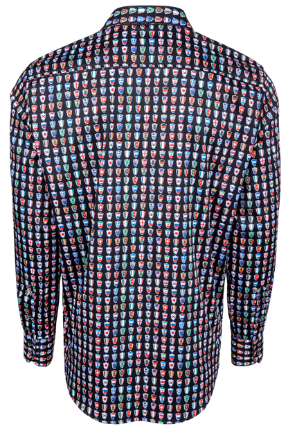 Robert Graham For The Win Button-Front Shirt