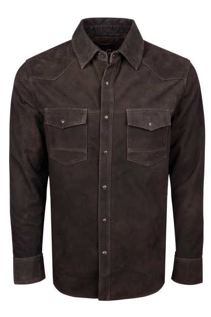 Robert Graham Marstow Suede Shirt Jacket